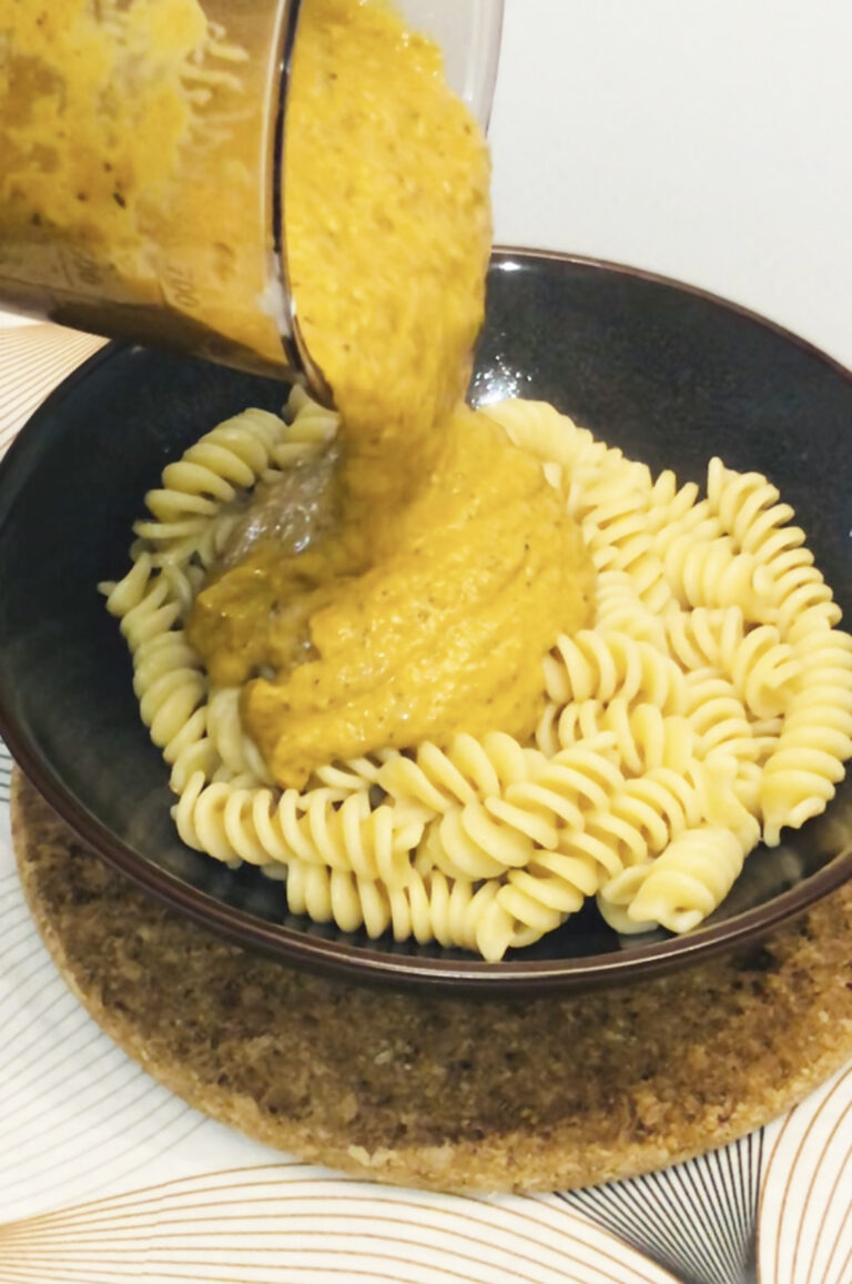 pâtes protéinées sauce légume