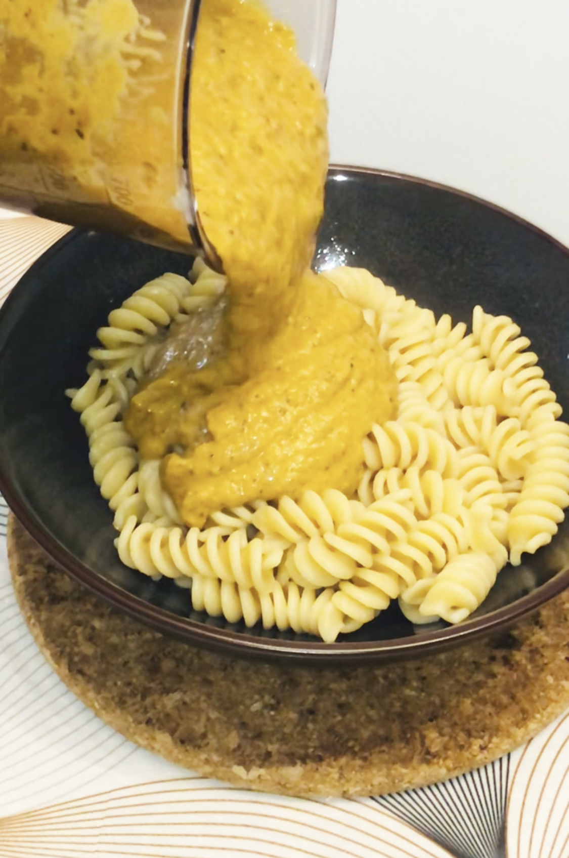🍝 Pâtes protéinées à la ricotta et sauce de légumes