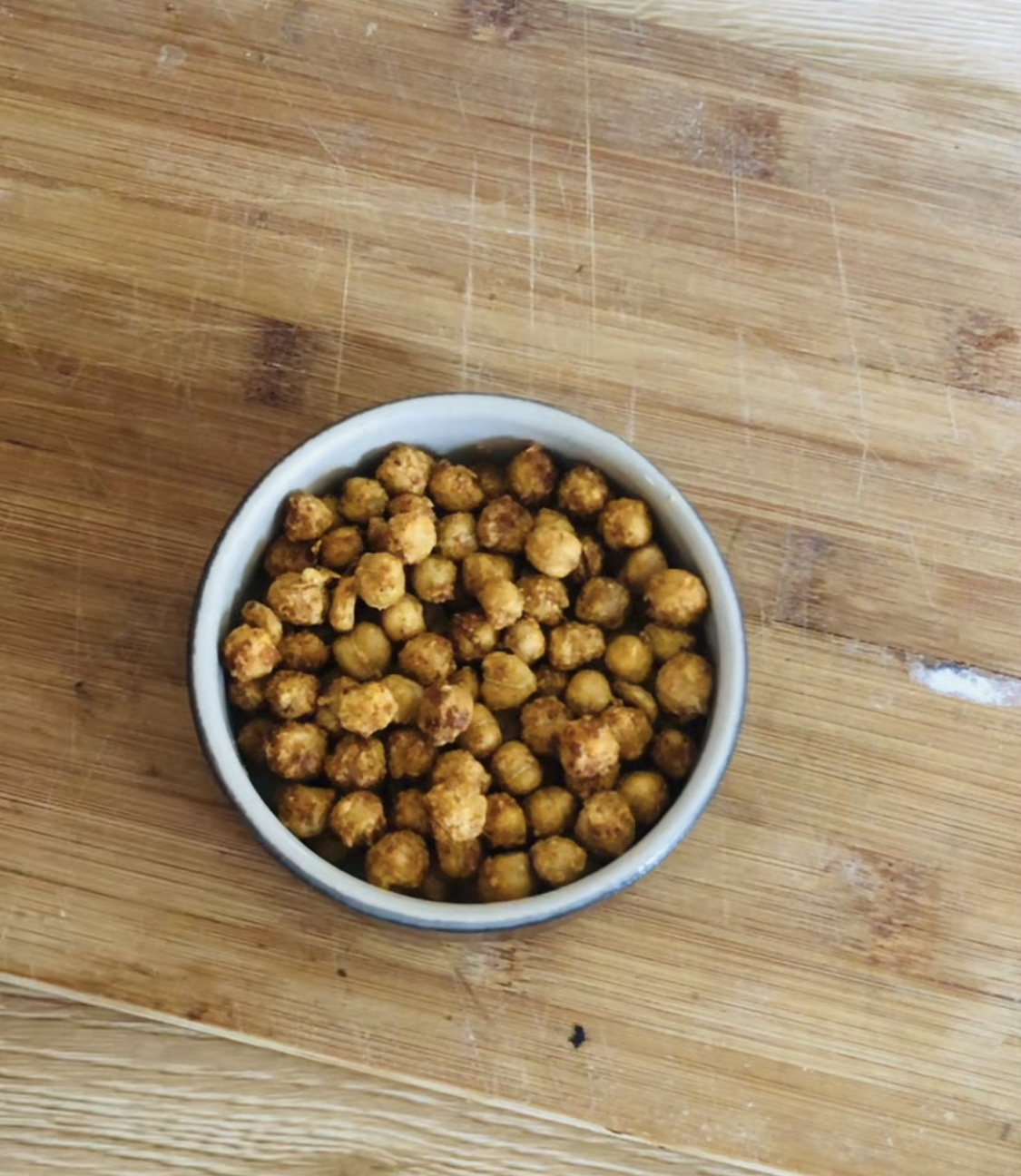 Pois chiches croustillants façon snack apéro (Airfryer ou four)
