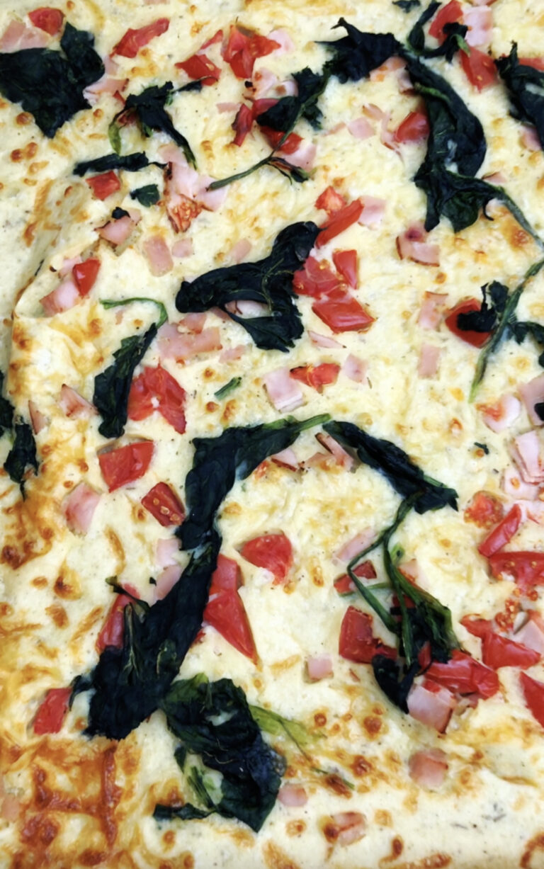 crêpe salée au four