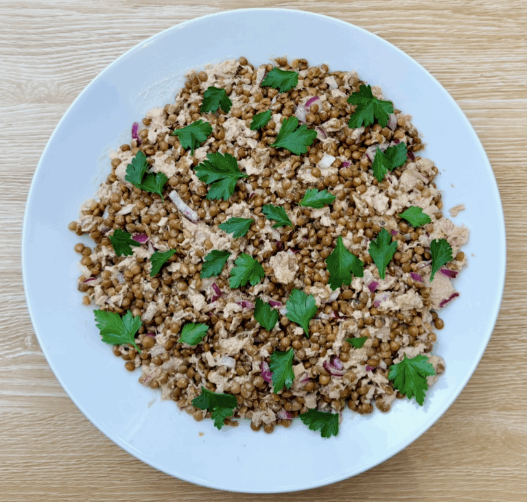 Salade lentilles & thon express