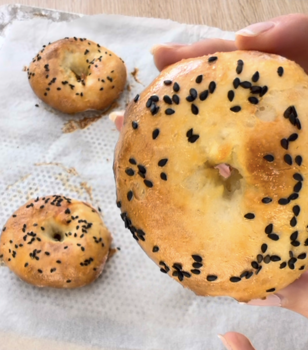 bagels protéinés au skyr