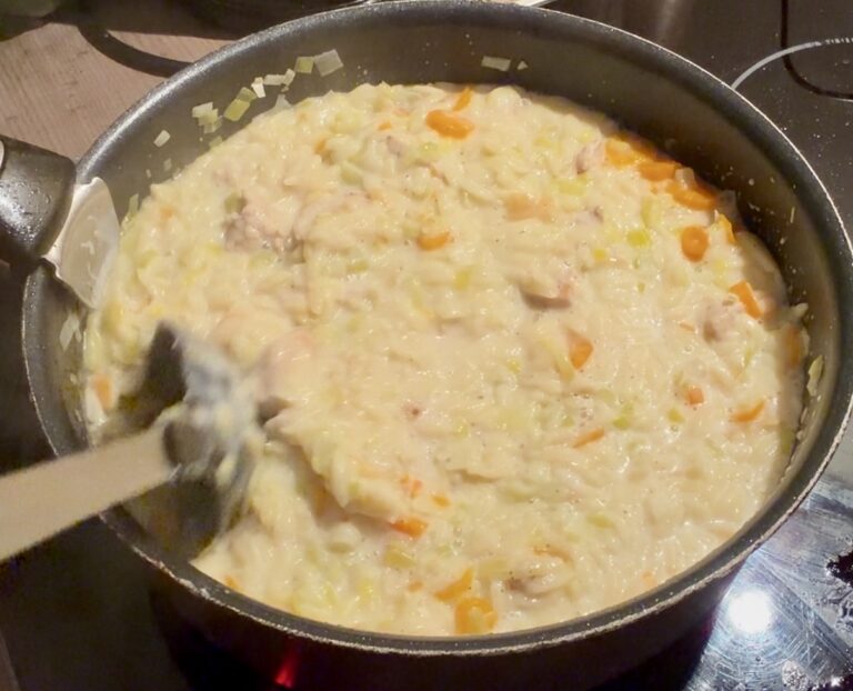 blanquette de poulet express orzo