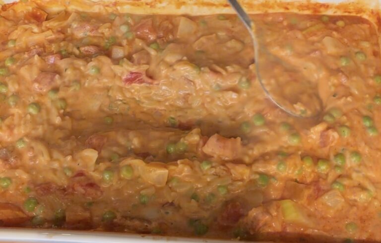 One-pot orzo tomate, chorizo & Boursin