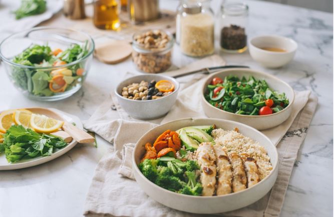 Cuisine lumineuse, ambiance chaleureuse