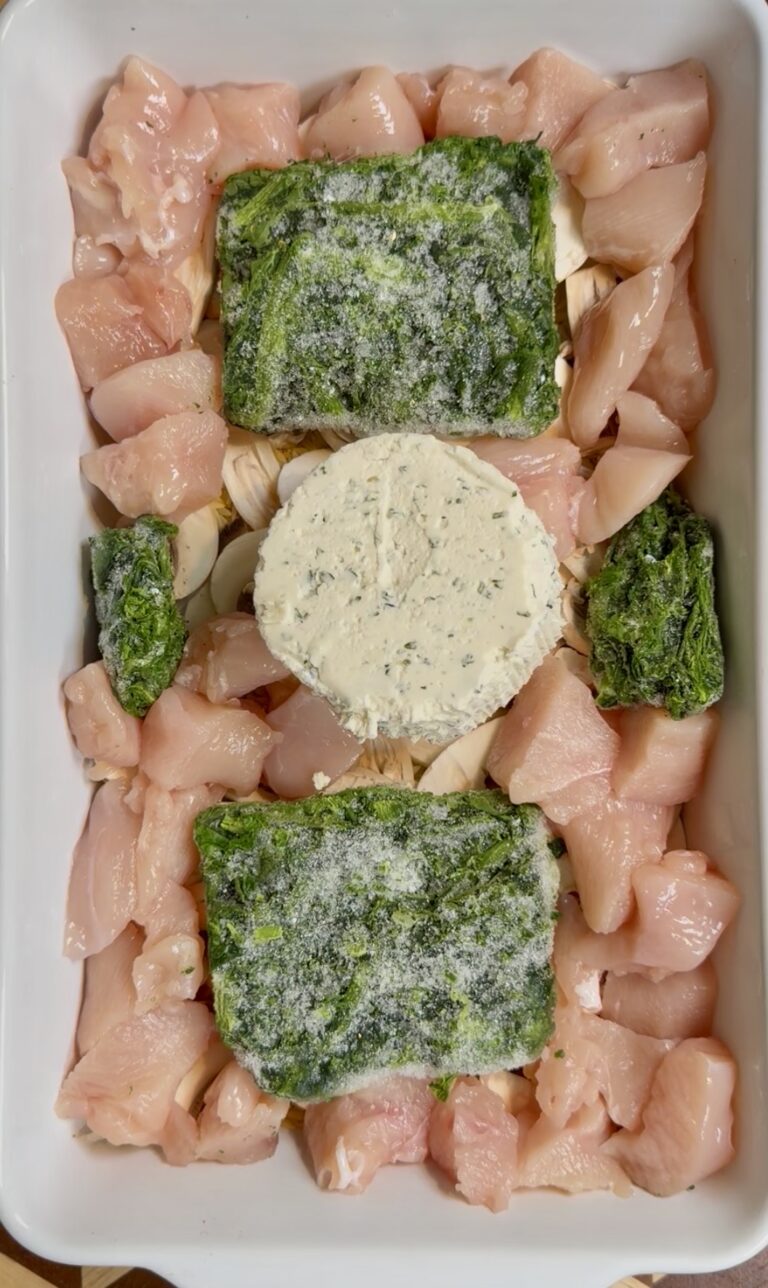 Orzo crémeux au poulet, champignons & Boursin