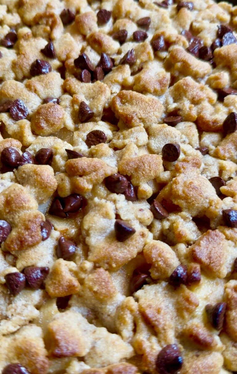 Crumble de poires fondant & croustillant