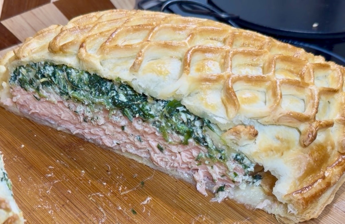 saumon Wellington aux épinards & ricotta