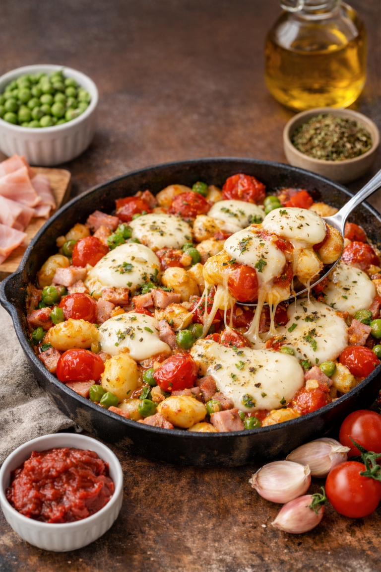 Gnocchis express tomates & mozzarella