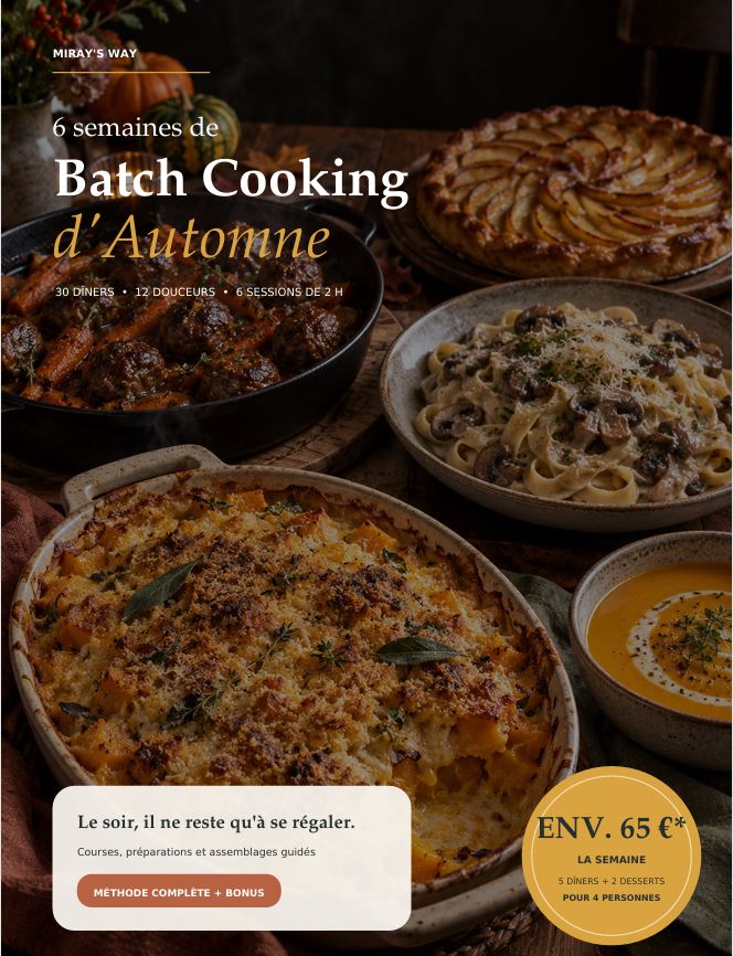 E-book Batch Cooking d'Automne Miray's Way